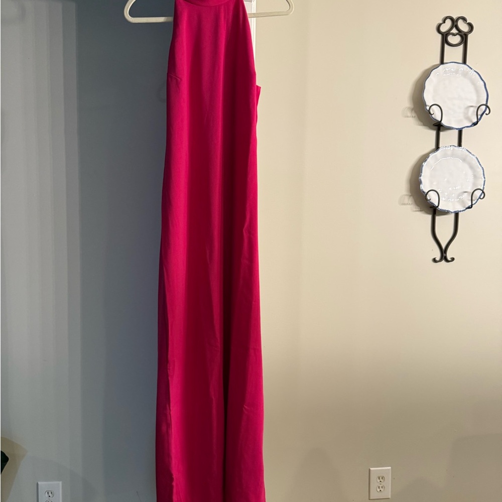 Lilly Pulitzer Mystique Pink Halter Maxi Dress Alaric - Picture 3 of 3